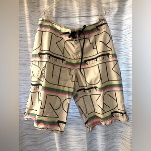 Multi-Colored Quicksilver Boardshorts